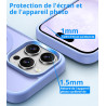 Vansdon Magnétique Coque pour iPhone 15 Pro avec 1 Verre Trempé, Compatible avec MagSafe, Protection Contre Les Chutes de qualit