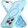 Vansdon Magnétique Coque pour iPhone 16 Pro avec 1 Verre Trempé, Compatible avec MagSafe, Protection Contre Les Chutes de qualit