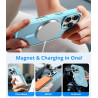 Vansdon Magnétique Coque pour iPhone 16 Pro avec 1 Verre Trempé, Compatible avec MagSafe, Protection Contre Les Chutes de qualit