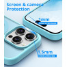 Vansdon Magnétique Coque pour iPhone 16 Pro avec 1 Verre Trempé, Compatible avec MagSafe, Protection Contre Les Chutes de qualit