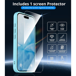 Vansdon Magnétique Coque pour iPhone 16 Pro avec 1 Verre Trempé, Compatible avec MagSafe, Protection Contre Les Chutes de qualit