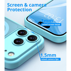 Vansdon Magnétique Coque pour iPhone 17 Pro avec 1 Verre Trempé, Compatible avec MagSafe, Protection Contre Les Chutes de qualit