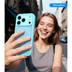 Vansdon Magnétique Coque pour iPhone 17 Pro Max avec 1 Verre Trempé, Compatible avec MagSafe, Protection Contre Les Chutes de qu