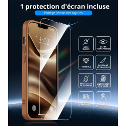 Vansdon Magnétique Coque pour iPhone 13 Pro Max avec 1 Verre Trempé, Compatible avec MagSafe, Protection Contre Les Chutes de qu