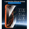 Vansdon magnétique coque pour iphone 13 pro max avec 1 verre trempé, compatible avec magsafe, protection contre les chutes de qu