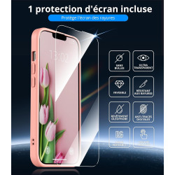 Vansdon Magnétique Coque pour iPhone 13 Pro Max avec 1 Verre Trempé, Compatible avec MagSafe, Protection Contre Les Chutes de qu