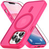 Vansdon Magnétique Coque pour iPhone 13 Pro Max avec 1 Verre Trempé, Compatible avec MagSafe, Protection Contre Les Chutes de qu