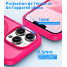 Vansdon Magnétique Coque pour iPhone 13 Pro Max avec 1 Verre Trempé, Compatible avec MagSafe, Protection Contre Les Chutes de qu