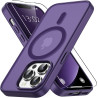Vansdon Magnétique Coque pour iPhone 13 Pro Max avec 1 Verre Trempé, Compatible avec MagSafe, Protection Contre Les Chutes de qu