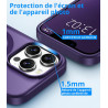 Vansdon Magnétique Coque pour iPhone 13 Pro Max avec 1 Verre Trempé, Compatible avec MagSafe, Protection Contre Les Chutes de qu