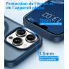 Vansdon Magnétique Coque pour iPhone 13 Pro Max avec 1 Verre Trempé, Compatible avec MagSafe, Protection Contre Les Chutes de qu