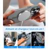 Vansdon Magnétique Coque pour iPhone 13 Pro avec 1 Verre Trempé, Compatible avec MagSafe, Protection Contre Les Chutes de qualit