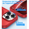 Vansdon Magnétique Coque pour iPhone 13 Pro avec 1 Verre Trempé, Compatible avec MagSafe, Protection Contre Les Chutes de qualit