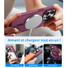 Vansdon Magnétique Coque pour iPhone 13 Pro avec 1 Verre Trempé, Compatible avec MagSafe, Protection Contre Les Chutes de qualit