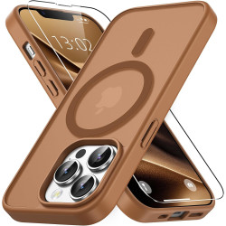 Vansdon Magnétique Coque pour iPhone 13 Pro avec 1 Verre Trempé, Compatible avec MagSafe, Protection Contre Les Chutes de qualit