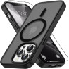 Vansdon Magnétique Coque pour iPhone 13 Pro avec 1 Verre Trempé, Compatible avec MagSafe, Protection Contre Les Chutes de qualit