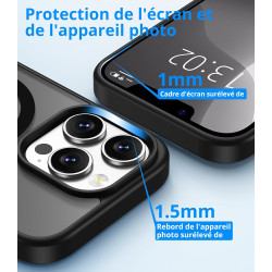 Vansdon Magnétique Coque pour iPhone 13 Pro avec 1 Verre Trempé, Compatible avec MagSafe, Protection Contre Les Chutes de qualit