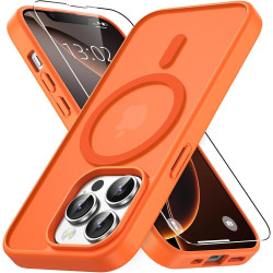 Vansdon magnétique coque pour iphone 13 pro avec 1 verre trempé, compatible avec magsafe, protection contre les chutes de qualit