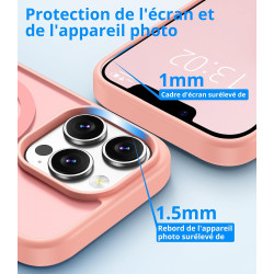 Vansdon Magnétique Coque pour iPhone 13 Pro avec 1 Verre Trempé, Compatible avec MagSafe, Protection Contre Les Chutes de qualit