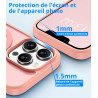 Vansdon Magnétique Coque pour iPhone 13 Pro avec 1 Verre Trempé, Compatible avec MagSafe, Protection Contre Les Chutes de qualit
