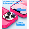 Vansdon Magnétique Coque pour iPhone 13 Pro avec 1 Verre Trempé, Compatible avec MagSafe, Protection Contre Les Chutes de qualit