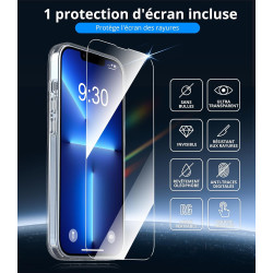 Vansdon Magnétique Coque pour iPhone 13 Pro avec 1 Verre Trempé, Compatible avec MagSafe, Protection Contre Les Chutes de qualit