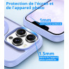 Vansdon Magnétique Coque pour iPhone 13 Pro avec 1 Verre Trempé, Compatible avec MagSafe, Protection Contre Les Chutes de qualit