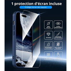 Vansdon Magnétique Coque pour iPhone 14 Pro avec 1 Verre Trempé, Compatible avec MagSafe, Protection Contre Les Chutes de qualit