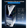Vansdon Magnétique Coque pour iPhone 14 Pro avec 1 Verre Trempé, Compatible avec MagSafe, Protection Contre Les Chutes de qualit