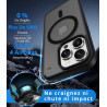 Vansdon Magnétique Coque pour iPhone 14 Pro avec 1 Verre Trempé, Compatible avec MagSafe, Protection Contre Les Chutes de qualit