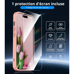 Vansdon Magnétique Coque pour iPhone 14 Pro avec 1 Verre Trempé, Compatible avec MagSafe, Protection Contre Les Chutes de qualit