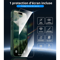Vansdon Magnétique Coque pour iPhone 14 Pro avec 1 Verre Trempé, Compatible avec MagSafe, Protection Contre Les Chutes de qualit