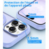 Vansdon Magnétique Coque pour iPhone 14 Pro avec 1 Verre Trempé, Compatible avec MagSafe, Protection Contre Les Chutes de qualit