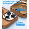 Vansdon Magnétique Coque pour iPhone 14 Pro avec 1 Verre Trempé, Compatible avec MagSafe, Protection Contre Les Chutes de qualit