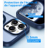 Vansdon Magnétique Coque pour iPhone 14 Pro Max avec 1 Verre Trempé, Compatible avec MagSafe, Protection Contre Les Chutes de qu