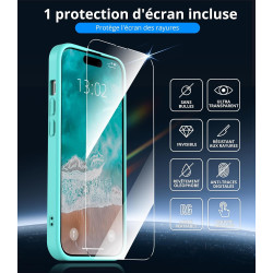 Vansdon Magnétique Coque pour iPhone 14 Pro Max avec 1 Verre Trempé, Compatible avec MagSafe, Protection Contre Les Chutes de qu