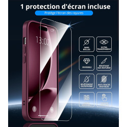 Vansdon Magnétique Coque pour iPhone 14 Pro Max avec 1 Verre Trempé, Compatible avec MagSafe, Protection Contre Les Chutes de qu