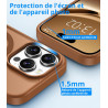 Vansdon Magnétique Coque pour iPhone 14 Pro Max avec 1 Verre Trempé, Compatible avec MagSafe, Protection Contre Les Chutes de qu
