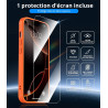 Vansdon magnétique coque pour iphone 14 pro max avec 1 verre trempé, compatible avec magsafe, protection contre les chutes de qu