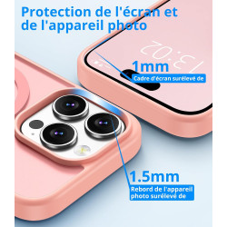 Vansdon Magnétique Coque pour iPhone 14 Pro Max avec 1 Verre Trempé, Compatible avec MagSafe, Protection Contre Les Chutes de qu