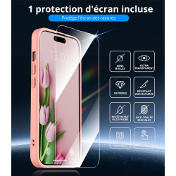 Vansdon Magnétique Coque pour iPhone 14 Pro Max avec 1 Verre Trempé, Compatible avec MagSafe, Protection Contre Les Chutes de qu