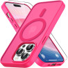 Vansdon Magnétique Coque pour iPhone 14 Pro Max avec 1 Verre Trempé, Compatible avec MagSafe, Protection Contre Les Chutes de qu