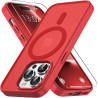 Vansdon Magnétique Coque pour iPhone 14 Pro Max avec 1 Verre Trempé, Compatible avec MagSafe, Protection Contre Les Chutes de qu