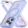 Vansdon Magnétique Coque pour iPhone 14 Pro Max avec 1 Verre Trempé, Compatible avec MagSafe, Protection Contre Les Chutes de qu