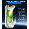 Vansdon Magnétique Coque pour iPhone 15 avec 1 Verre Trempé, Compatible avec MagSafe, Protection Contre Les Chutes de qualité Mi