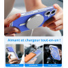 Vansdon Magnétique Coque pour iPhone 16 avec 1 Verre Trempé, Compatible avec MagSafe, Protection Contre Les Chutes de qualité Mi
