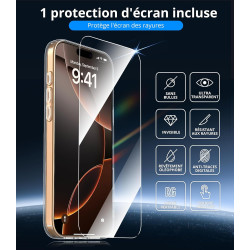 Vansdon Magnétique Coque pour iPhone 16 Pro Max avec 1 Verre Trempé, Compatible avec MagSafe, Protection Contre Les Chutes de qu