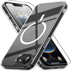 Vansdon Magnétique Coque pour iPhone 16e/ iphone 17e avec 1 Verre Trempé, Compatible avec MagSafe, Protection Contre Les Chutes 