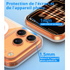 Vansdon Magnétique Coque pour iPhone 17 Pro avec 1 Verre Trempé, Compatible avec MagSafe, Protection Contre Les Chutes de qualit