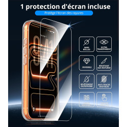 Vansdon Magnétique Coque pour iPhone 17 Pro Max avec 1 Verre Trempé, Compatible avec MagSafe, Protection Contre Les Chutes de qu